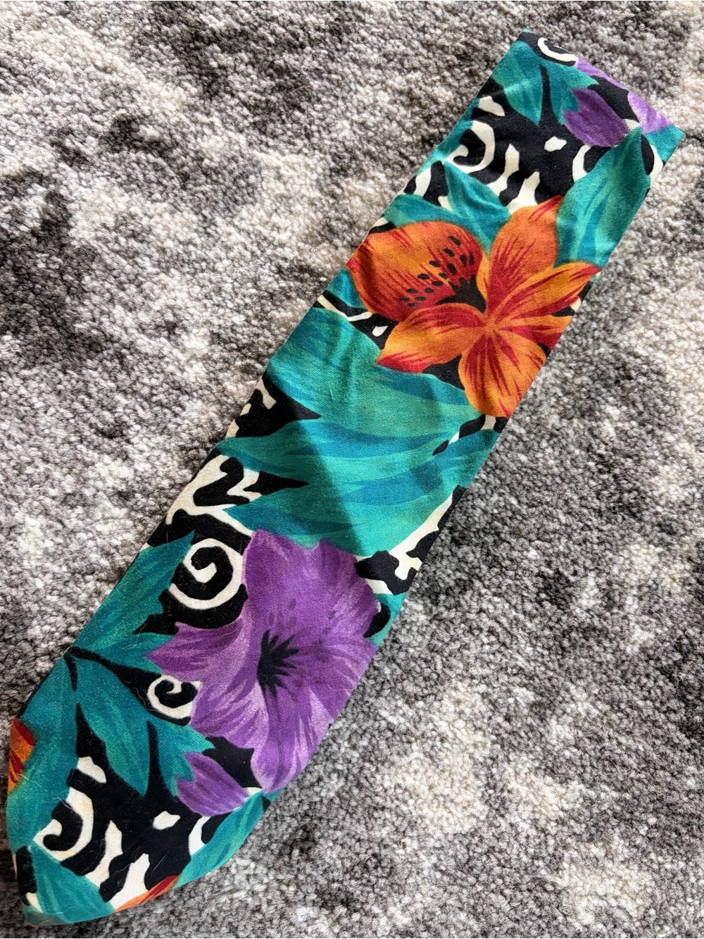 Adolfo 80’s Floral Tie